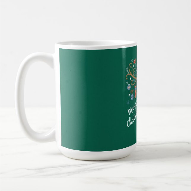 Engelska Springer Spansk julfritid Reindeer Hund Kaffemugg (Vänster)