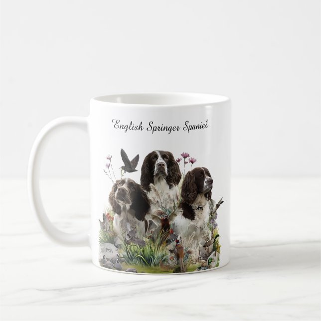 Engelska Springer Spanska;Art Kaffemugg (Vänster)
