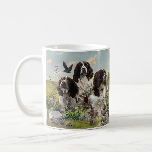 Engelska Springer Spanska;Art Kaffemugg (Vänster)