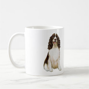 Engelska Springer Spanska (B) - lever och vitt Kaffemugg