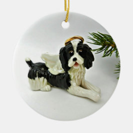 Engelska Springer Spanska Hund jul Ornament