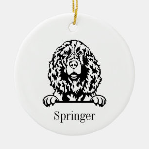 Engelska Springer Spanska hund ornament