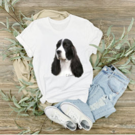 Engelska Springer Spanska Hund Tee