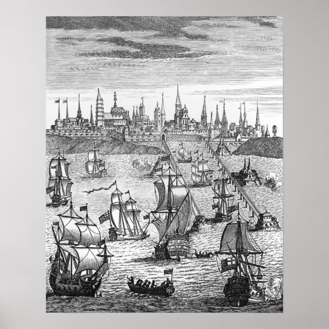 Engelska Squadron-bärtrupper Poster (Framsidan)