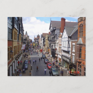 Engelska staden Chester Vykort