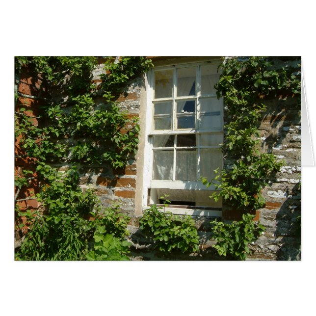 Engelska stugan I Charming Hälsningskort (Framsidan Horizontal)