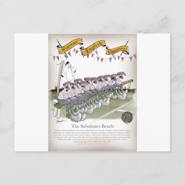 Engelska substitut vykort (Framsida)