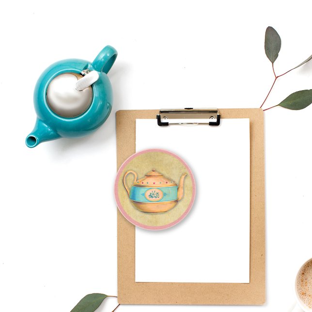 Engelska Tea Kettle Underlägg Sandsten (Skapare uppladdad)