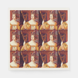 Engelska Tea Party Queen Victoria Papper Napkins Pappersservett