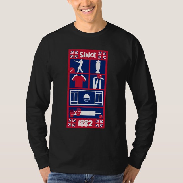 Engelska testkricket t shirt (Framsida)