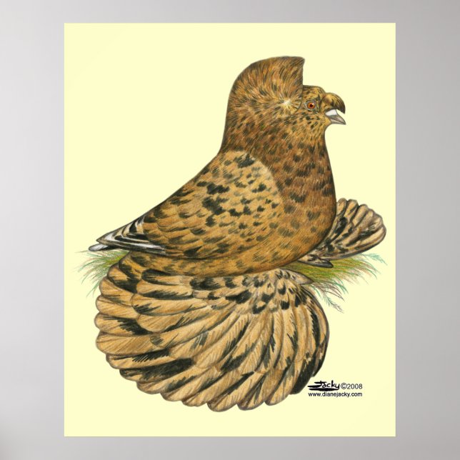 Engelska Trumpeter Almond Poster (Framsidan)