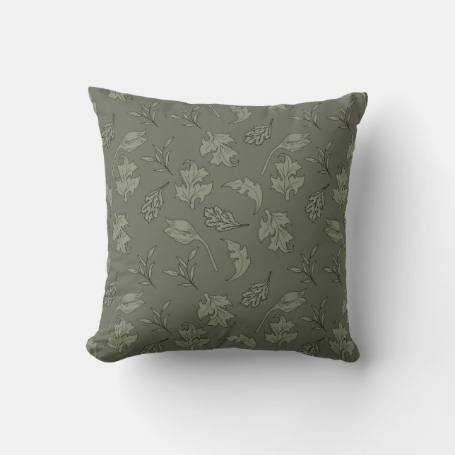 Engelska Victorian Flowers Kudde (Framsida)