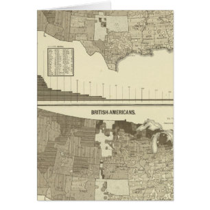 Engelska, walesiska, brittiska amerikaner hälsningskort