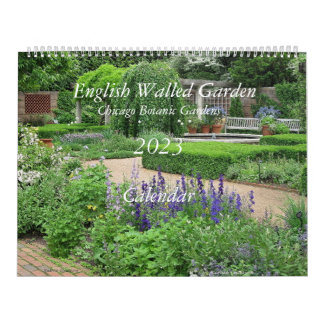 Engelska Walled Garden 2023 Calendar Kalender