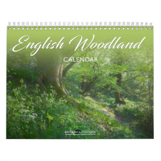Engelska Woodland Calendar Kalender