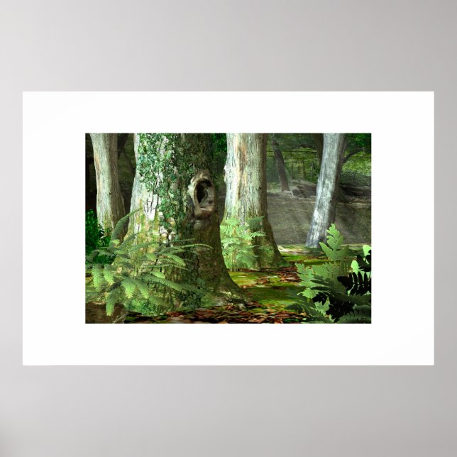 Engelska Woodlands Poster (Framsidan)