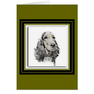EngelskacockerspanielSpaniel Hälsningskort