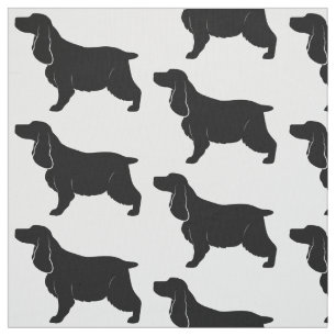 EngelskacockerspanielSpaniel i Silhouette Tyg
