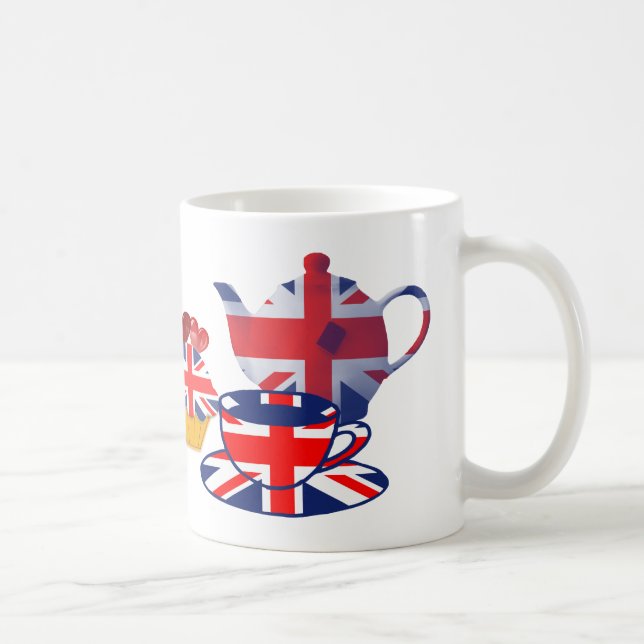 EngelskaTea-Time gåvor Kaffemugg (Höger)