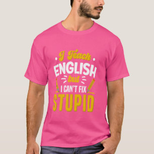 Engelsklärare Grammatikpolisen T Shirt