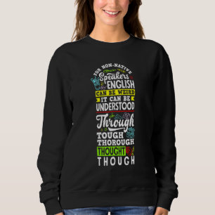 Engelsklärare Lingvist Flerspråkig Undervisning Lä T Shirt