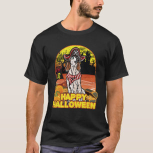 Engelskt brev Happy halloween Costume Pirat Swea T Shirt