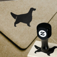 Engelskt brev Hund aveln Silhouette