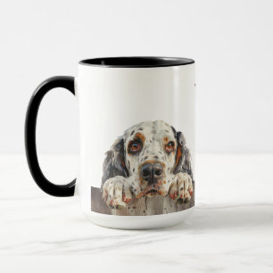 Engelskt brev Hund Mugg