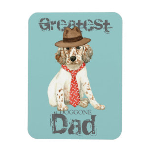 Engelskt brev Pappa Magnet
