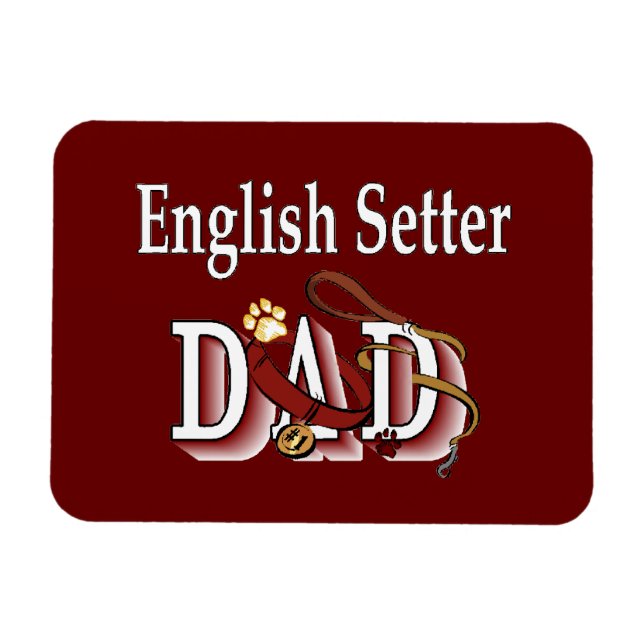 Engelskt brev Pappa Magnet (Horisontell)