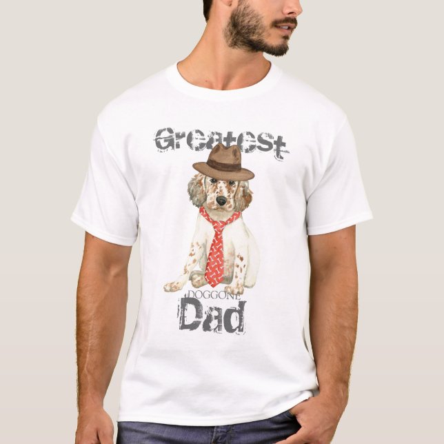 Engelskt brev Pappa T-shirt (Framsida)