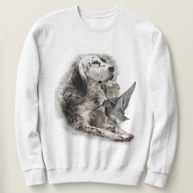 Engelskt brev T-Shirt Lång Ärmad Tröja (Design framsida)