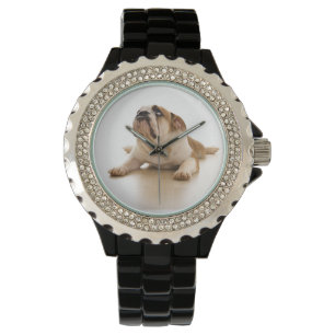 Engelskt bulldoggarmbandsur armbandsur