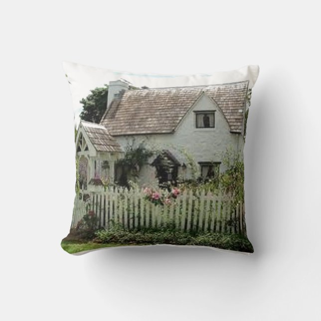 Engelskt Cottage Kudde (Framsida)