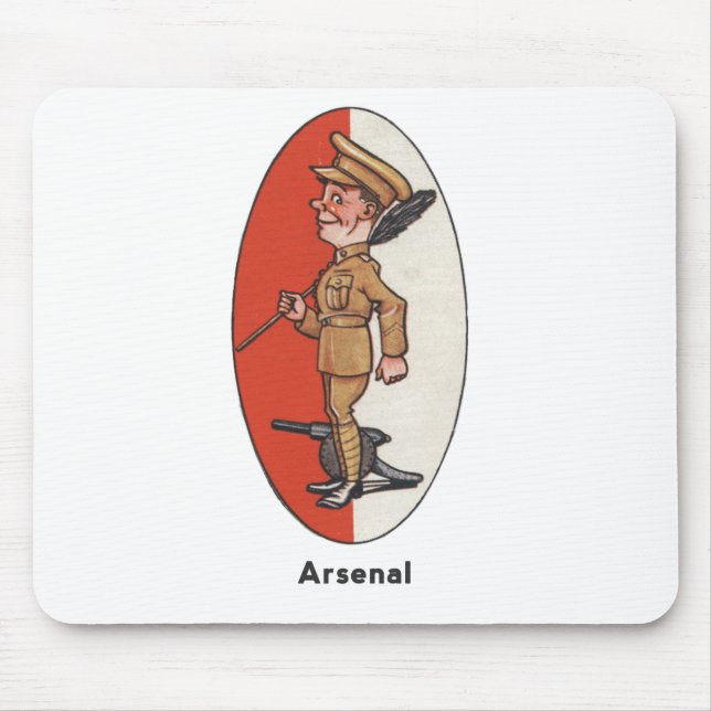 Engelskt fotbollslag - arsenal Mousepad Musmatta (Framsidan)