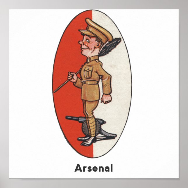 Engelskt fotbollslag - Arsenal Poster (Framsidan)