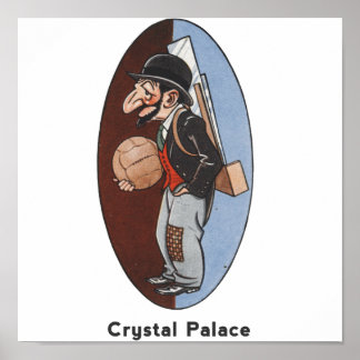 Engelskt fotbollslag - Crystal Palace Poster