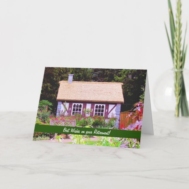 Engelskt Garden Pension-kort Kort (Framsida)