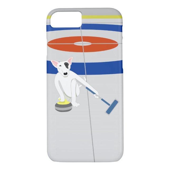 Engelskt krulla för tjurTerrier Case-Mate iPhone Skal (Baksida)