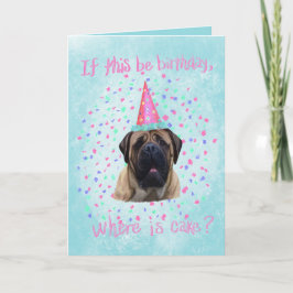 Engelskt Mastiff Birthday-kort Kort