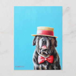 Engelskt Mastiff Postcard - Meathead Vykort