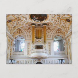Engelskt orgel vykort