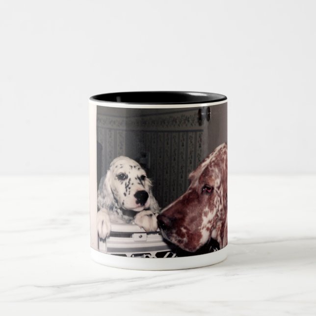 engelskt. settermugg Två-Tonad mugg (Center)