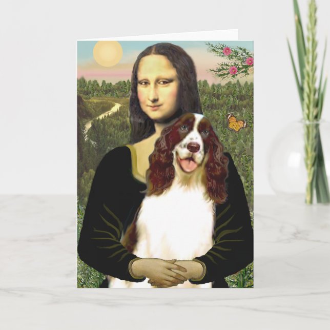 Engelskt Springer (Liv2) - Mona Lisa Kort (Framsida)