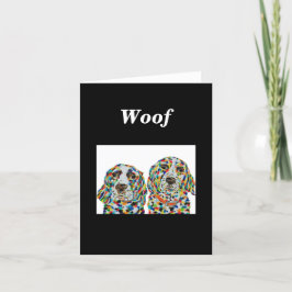 Engelskt Springer-spanskt Hund Blank Note Card Tack Kort