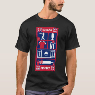 Engelskt test Cricket T-Shirt
