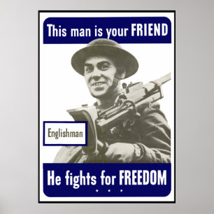 Engelsman -- Denna man är din vän -- Gräns Poster
