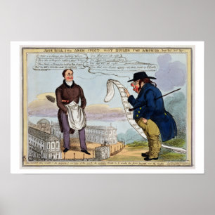 Engelsmannen och arkitekten Wot bygger bågarna Poster