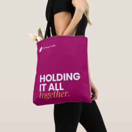 EngenderHealth: Let's Do Something - Tote Bag Red Tygkasse