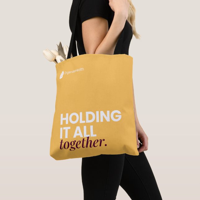 EngenderHealth: Let's Do Something - Tote Bag Tygkasse (Närbild)
